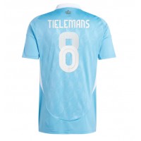 Camisa de Futebol Bélgica Youri Tielemans #8 Equipamento Secundário Europeu 2024 Manga Curta